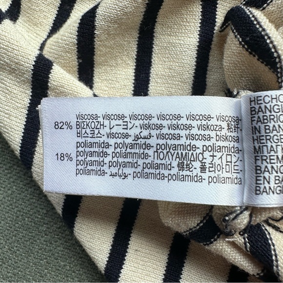 Zara | Striped Fine Knit Cardigan - Picture 4 of 4